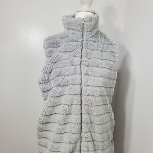 Touch Of South Women's Plush Gray Teddy Jacket